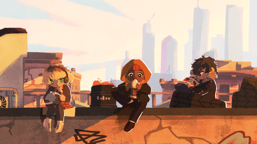 lenny, pete, and mang-chi (project moon and 1 more) drawn by meteotonkatsu
