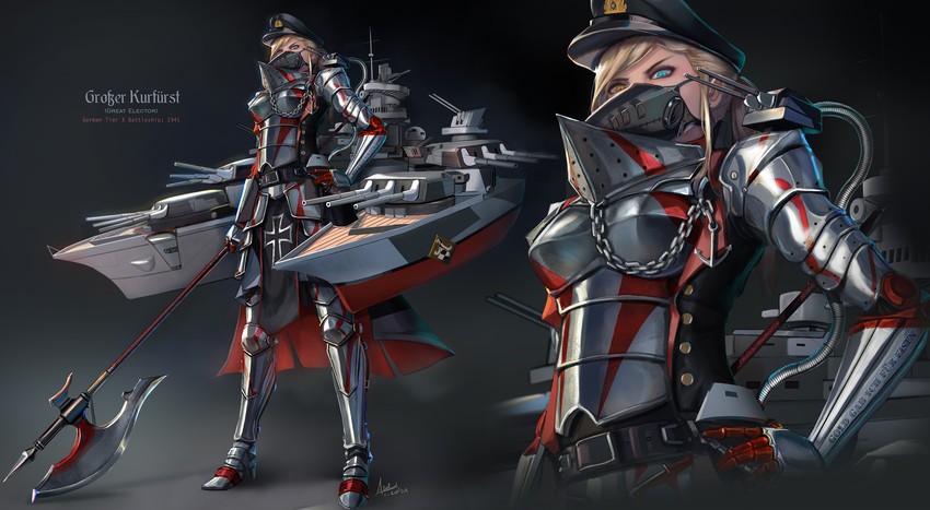 world of warships drawn by x-kulon
