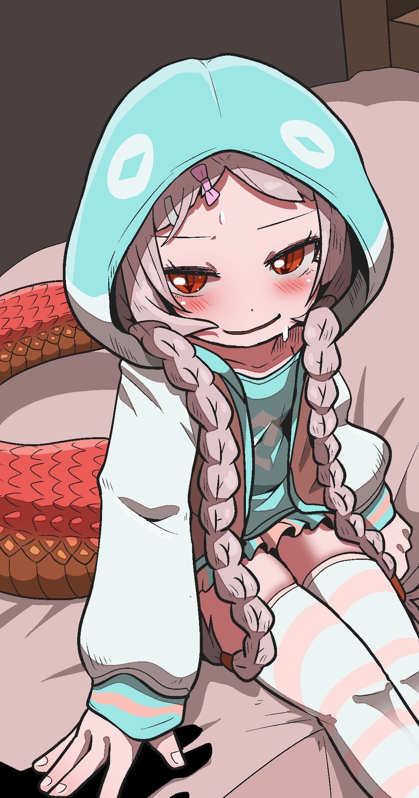 amazon tree boa (kemono friends and 1 more) drawn by onaji_(sokudo_seigen)