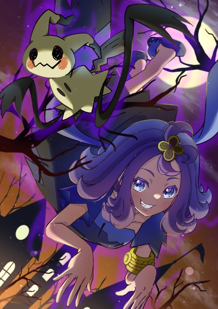 mimikyu and acerola (pokemon and 1 more) drawn by refisa