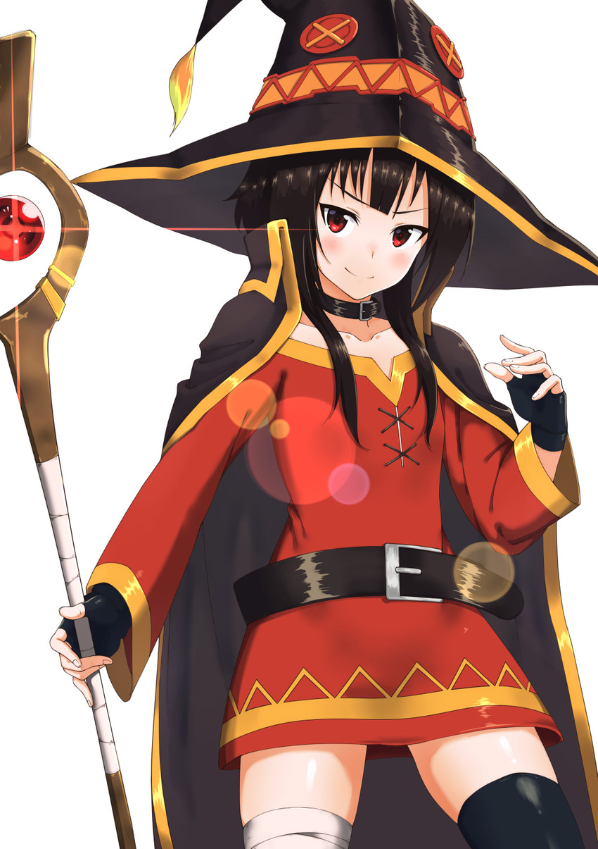 megumin (kono subarashii sekai ni shukufuku wo!) drawn by chokuro