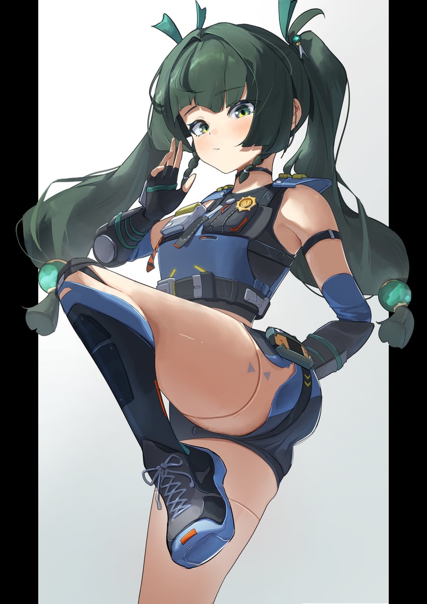 qingyi (zenless zone zero) drawn by tora_(kumo_sakamoto)