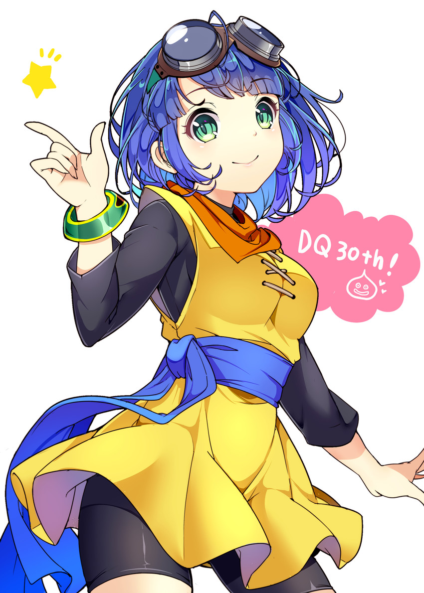 slime and seraphy (dragon quest and 1 more) drawn by fujiya_takao