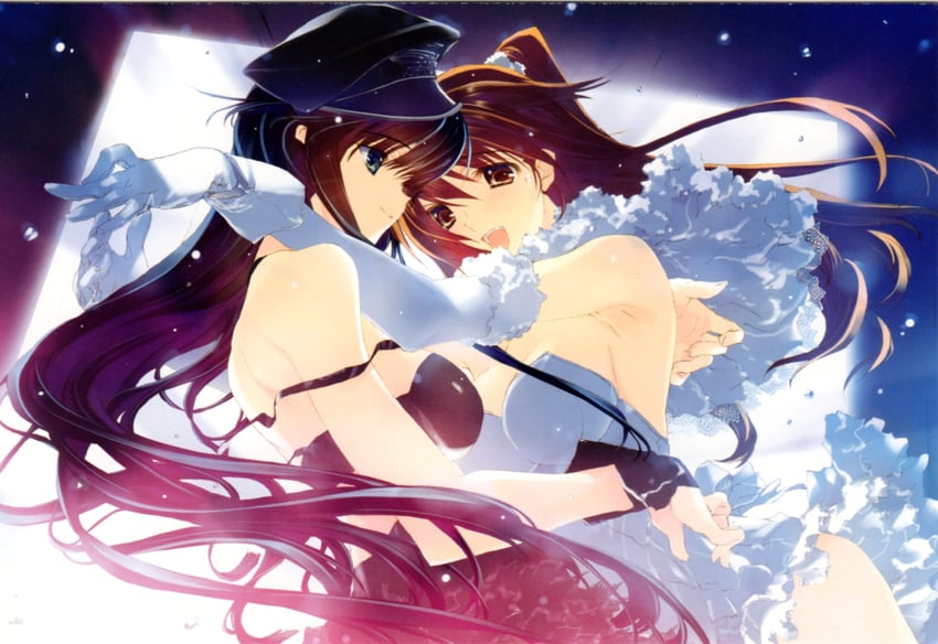 touma kazusa and ogiso setsuna (white album and 1 more) drawn by nakamura_takeshi