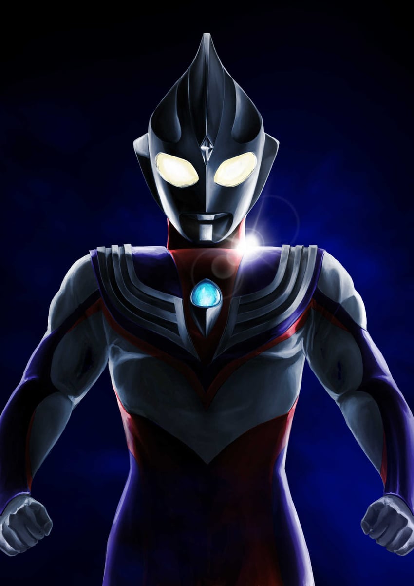 ultraman tiga (ultra series and 2 more) drawn by gattyo