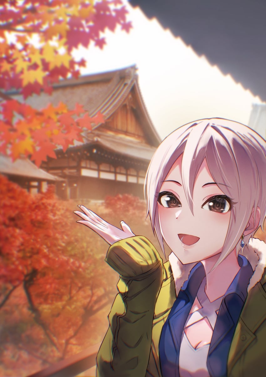 shiomi syuko (idolmaster and 2 more) drawn by tialas