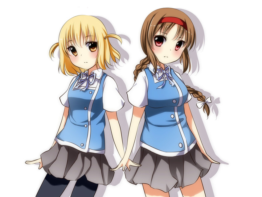 takao and shibasaki roka (d-frag!) drawn by hime_mia
