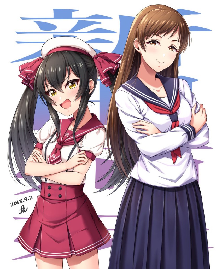 nitta minami and matoba risa (idolmaster and 1 more) drawn by yoohi