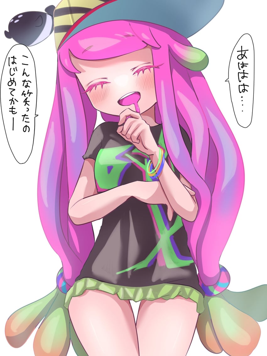 harmony and harmony's clownfish (splatoon and 1 more) drawn by tama_nya