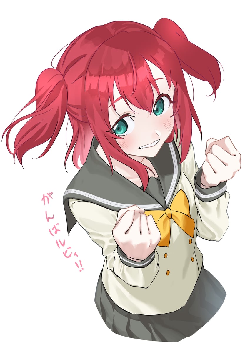 kurosawa ruby (love live! and 1 more) drawn by repurika