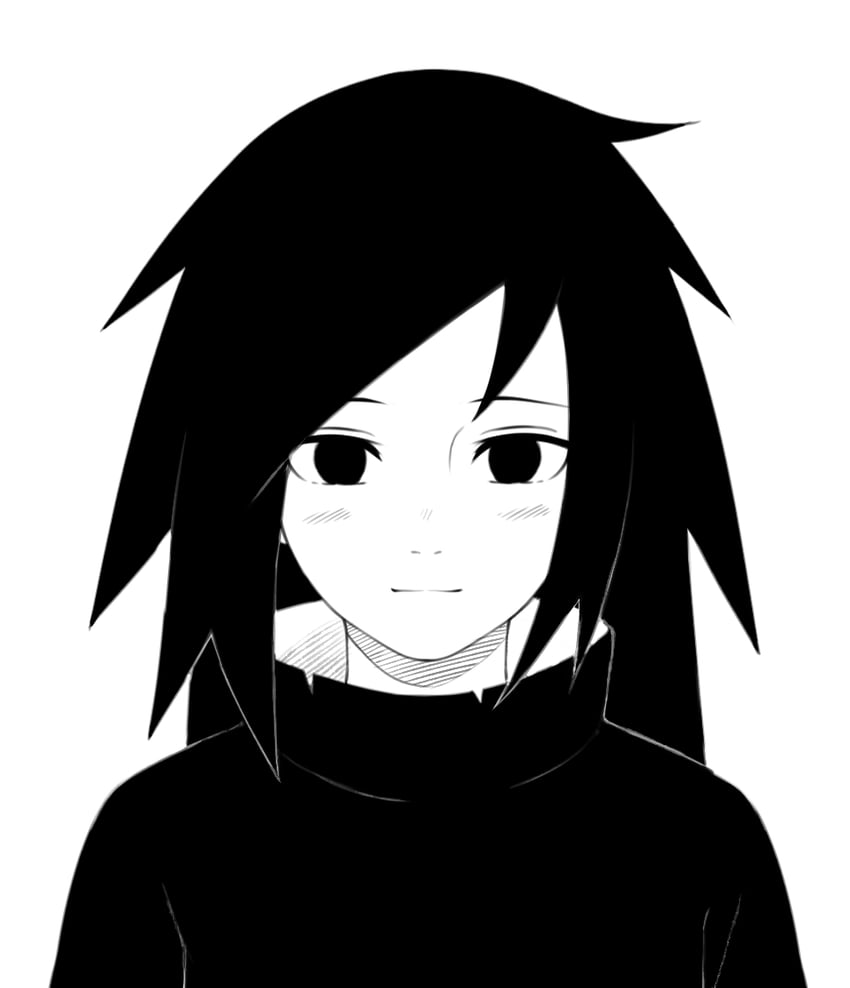 uchiha nanashi (naruto and 1 more) drawn by taro_(ultrataro)