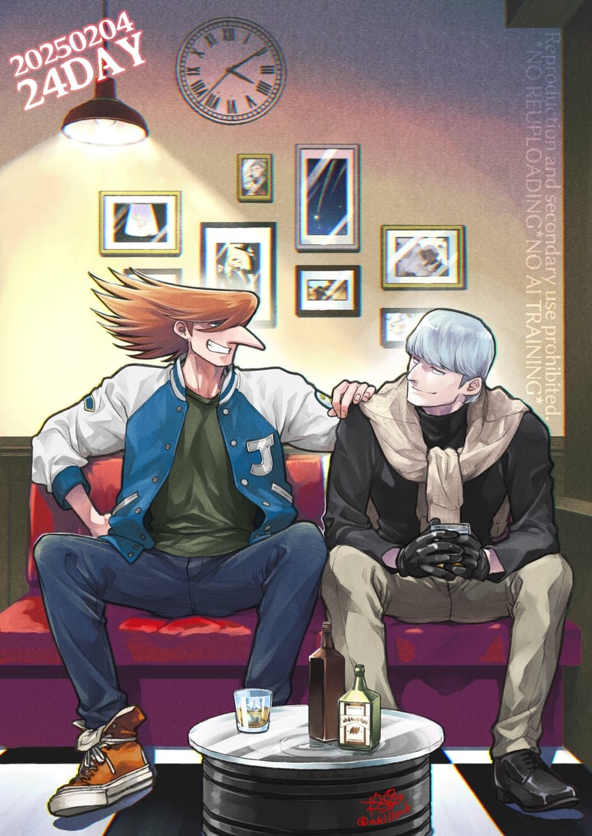 jet link and albert heinrich (cyborg 009) drawn by dragon-inn