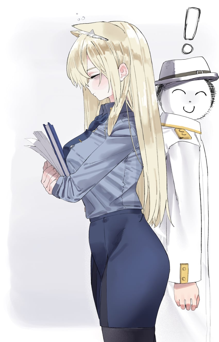 sensei, doodle sensei, and kanna (blue archive) drawn by lonklink