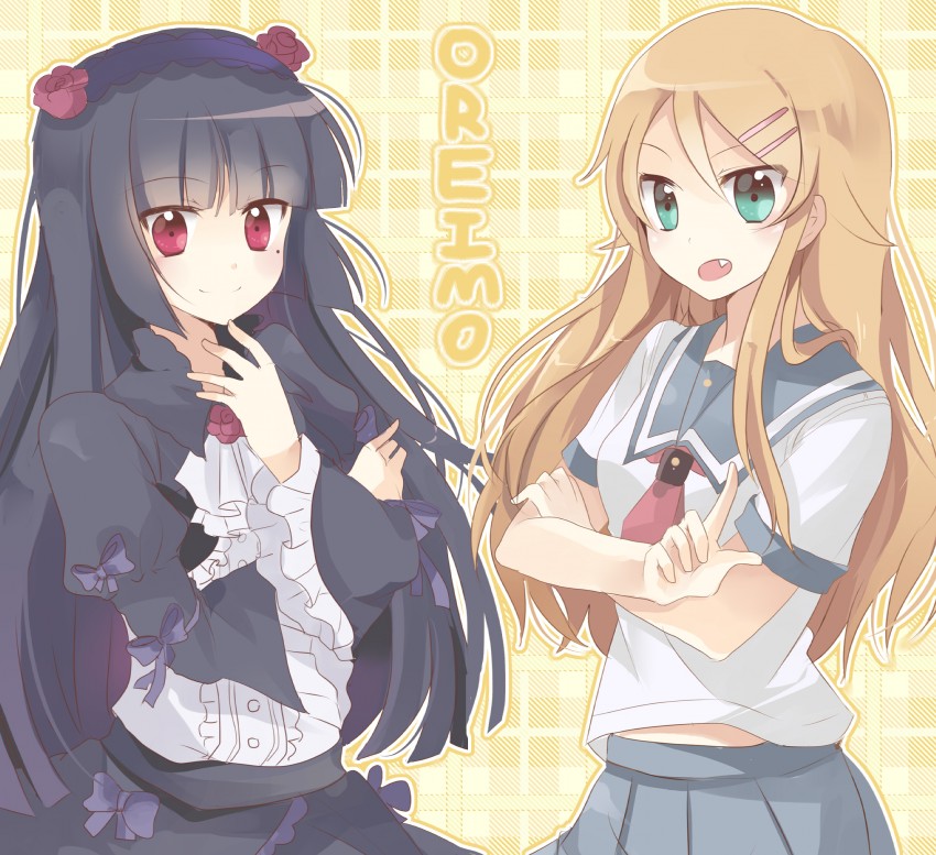 gokou ruri and kousaka kirino (ore no imouto ga konna ni kawaii wake ga nai) drawn by chocho_(homelessfox)