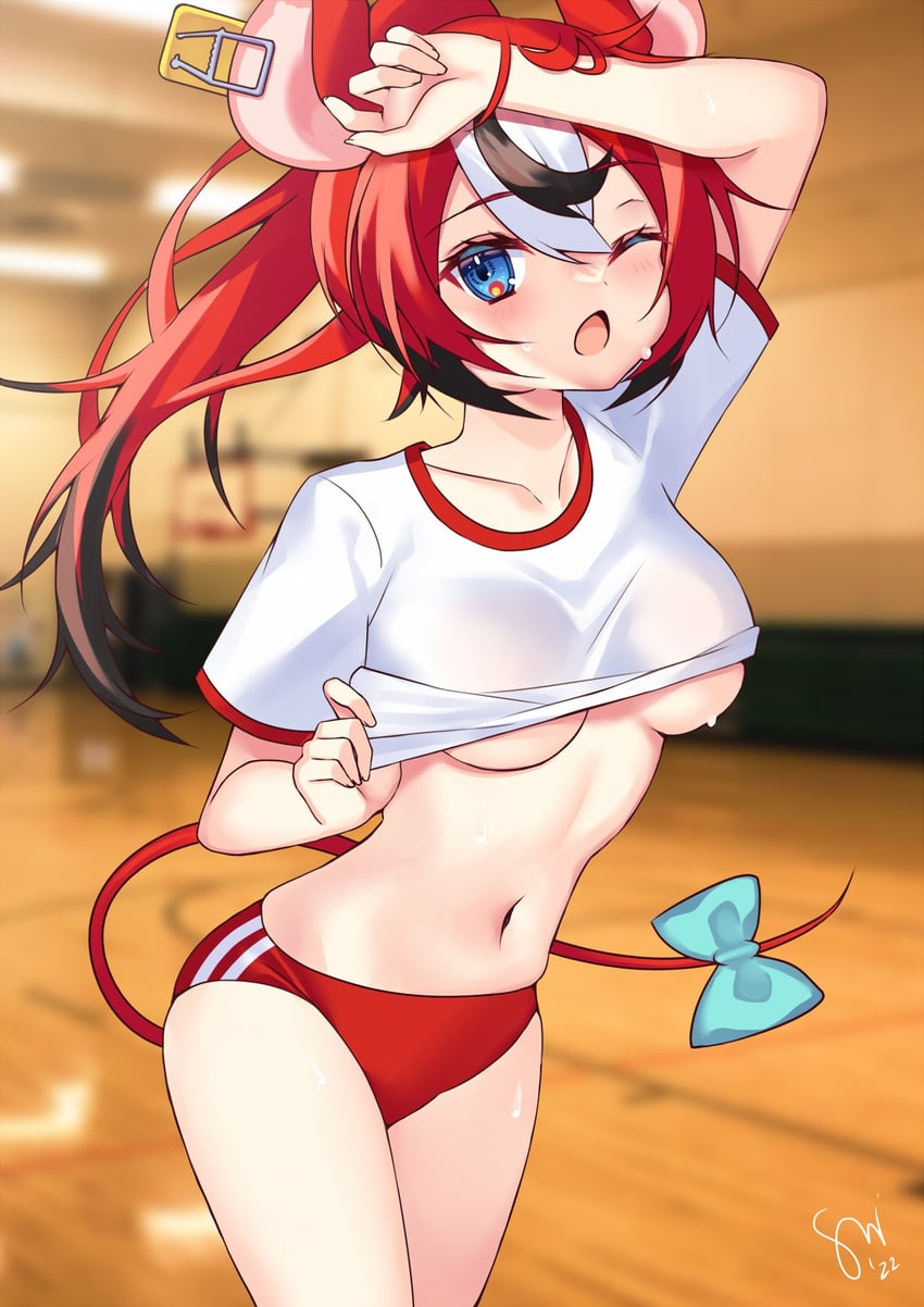 hakos baelz (hololive and 1 more) drawn by watashishi