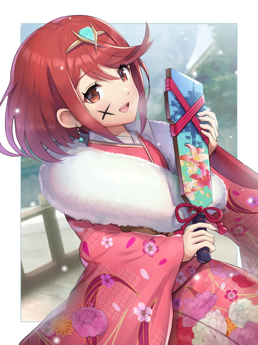 pyra (xenoblade chronicles and 1 more) drawn by gonzarez