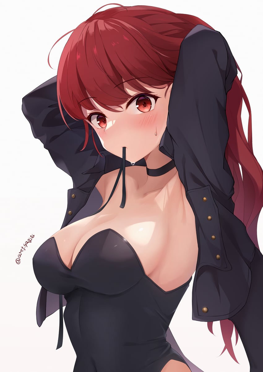 yoshizawa kasumi and violet (persona and 2 more) drawn by ameno_sagiri_(artist)