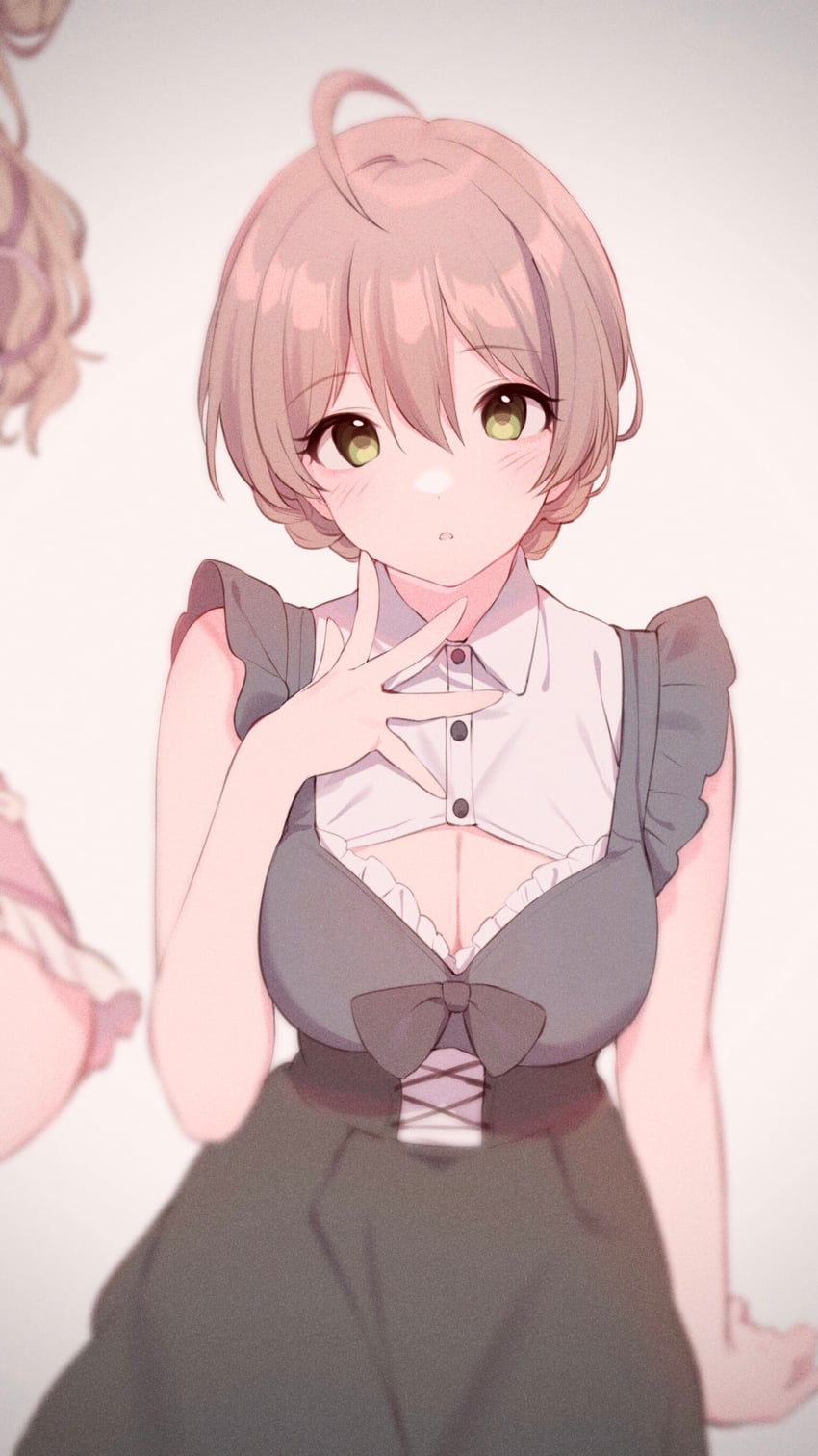 sakuramori kaori (idolmaster and 2 more) drawn by norada
