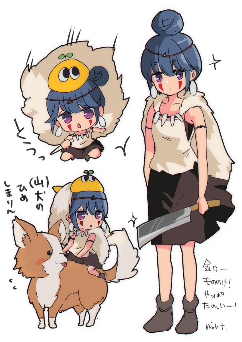 shima rin, san, and chikuwa (yurucamp and 2 more) drawn by mint_(mintlemonade3)
