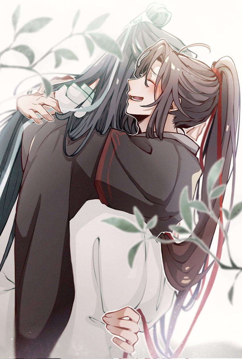 wei wuxian and lan wangji (modao zushi) drawn by sen_mdzs