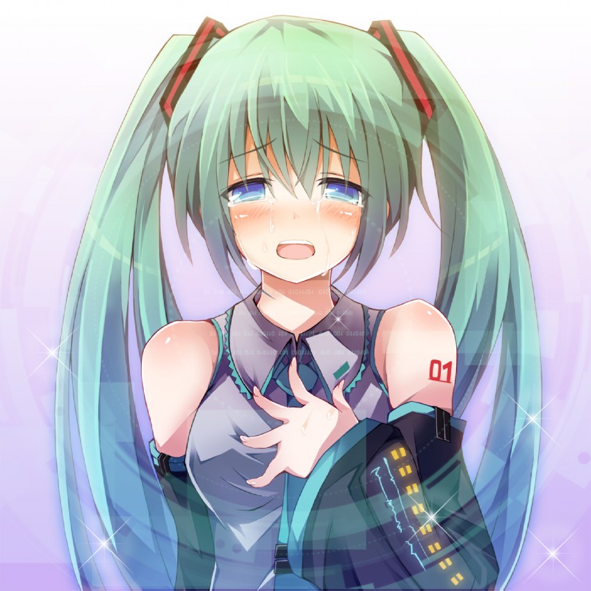 hatsune miku (vocaloid) drawn by chiri_(atlanta)
