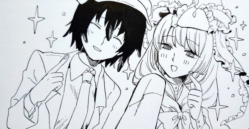 shameimaru aya and kagiyama hina (touhou) drawn by whoru