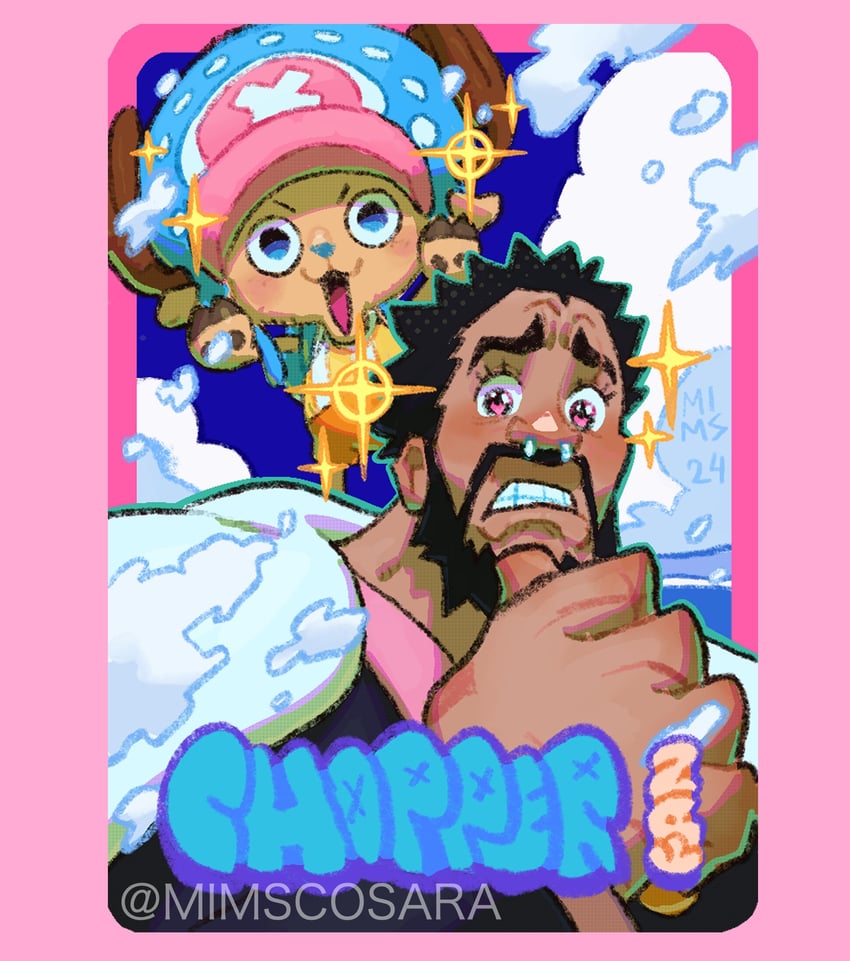 tony tony chopper and benevolent king of the waves (one piece and 1 more) drawn by mimscosara