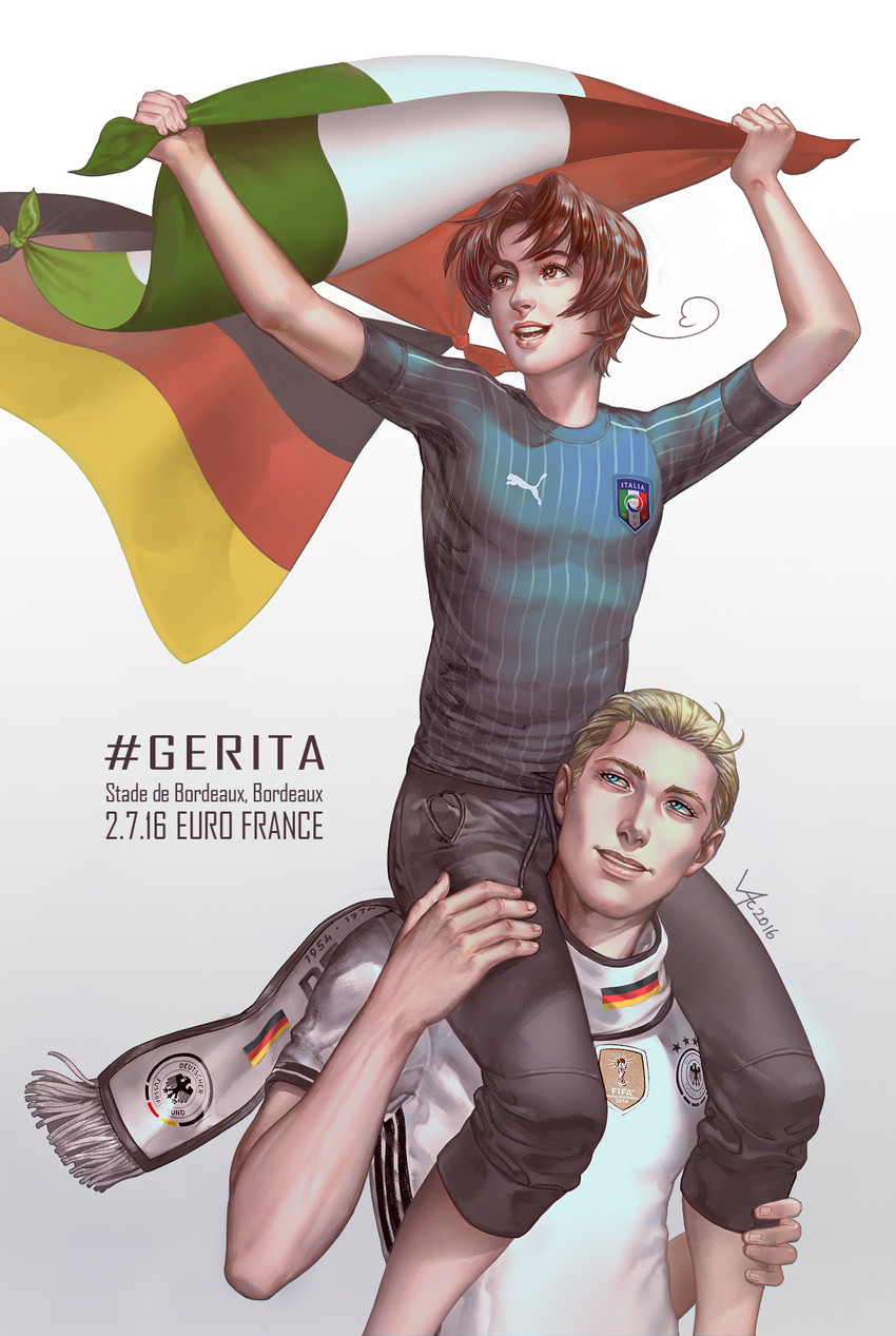 northern italy and germany (axis powers hetalia and 2 more) drawn by virus-ac74