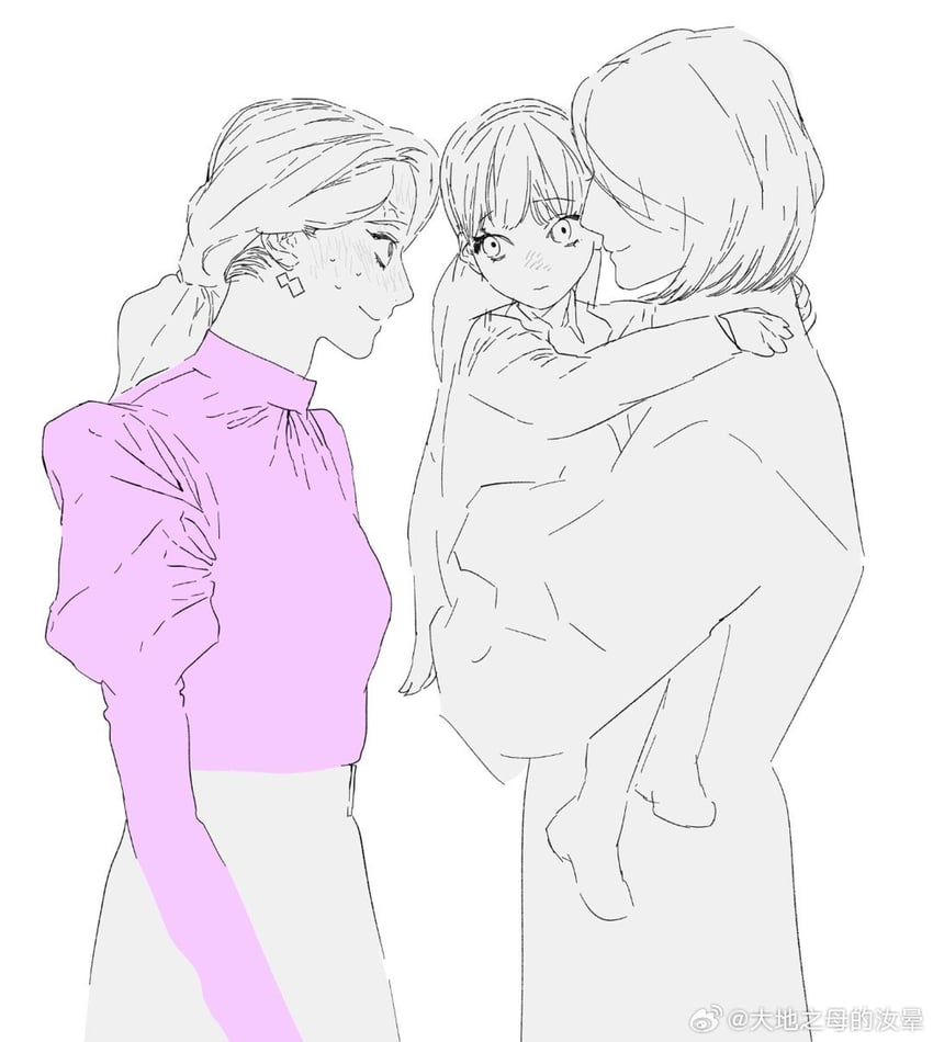 park yeon-jin, moon dong-eun, and ha ye-sol (the glory) drawn by mgong520