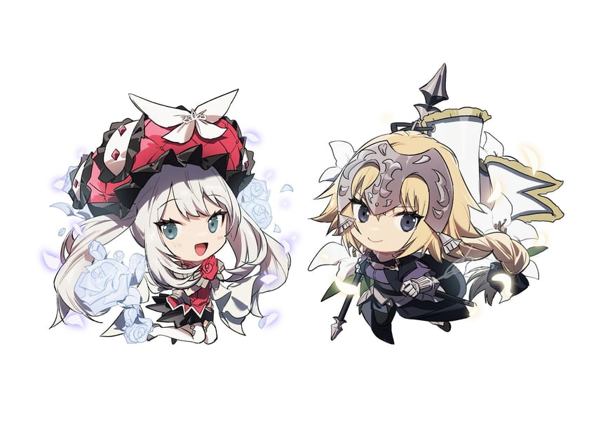 jeanne d'arc, jeanne d'arc, and marie antoinette (fate and 2 more) drawn by no-kan