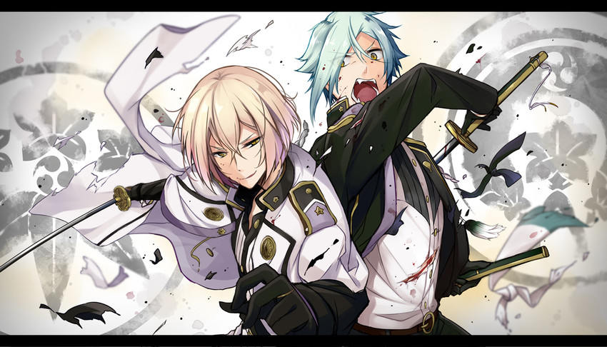 higekiri and hizamaru (touken ranbu) drawn by hirai_yuzuki