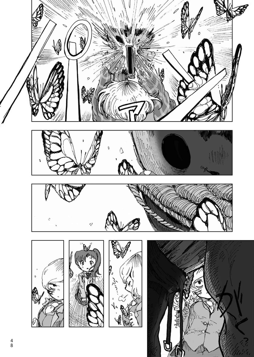 nugget, employee, and scarecrow searching for wisdom (project moon and 1 more) drawn by temari_momiji