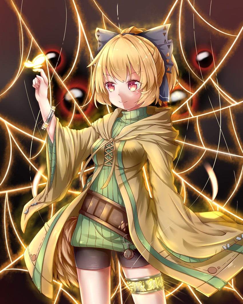 kurodani yamame, aussa, and aussa the earth charmer (touhou and 1 more) drawn by feng_ling_(fenglingwulukong)
