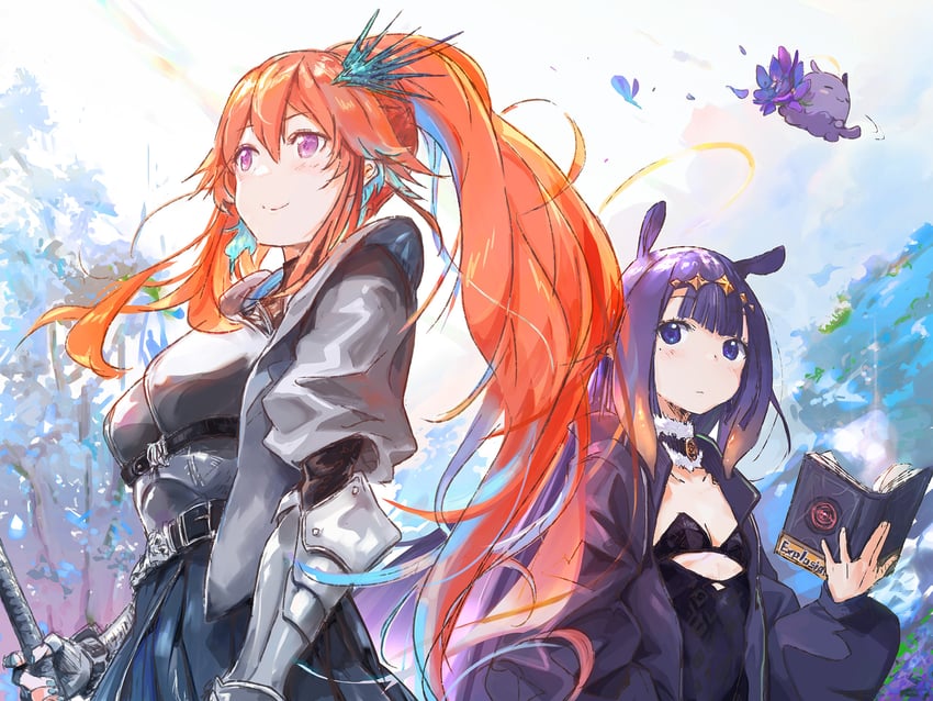 ninomae ina'nis, takanashi kiara, takodachi, and ao-chan (hololive and 1 more) drawn by tallgeese_(lgeesel)