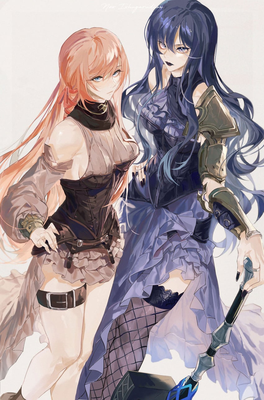 ryne waters and gaia (final fantasy and 1 more) drawn by tladpwl03