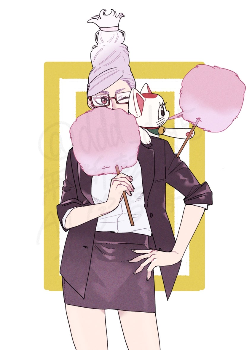 turbo granny and ayase seiko (dandadan) drawn by nenza_naore