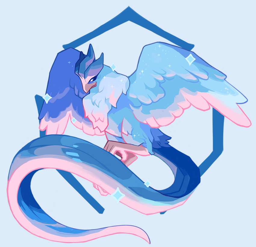 articuno (pokemon and 1 more) drawn by yiq