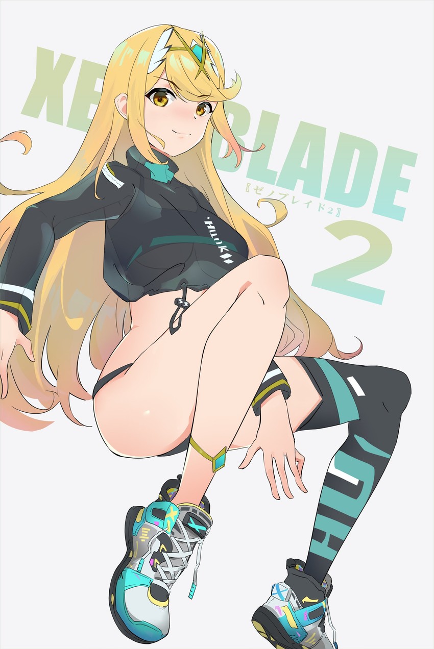 mythra (xenoblade chronicles and 1 more) drawn by kiiro_kimi