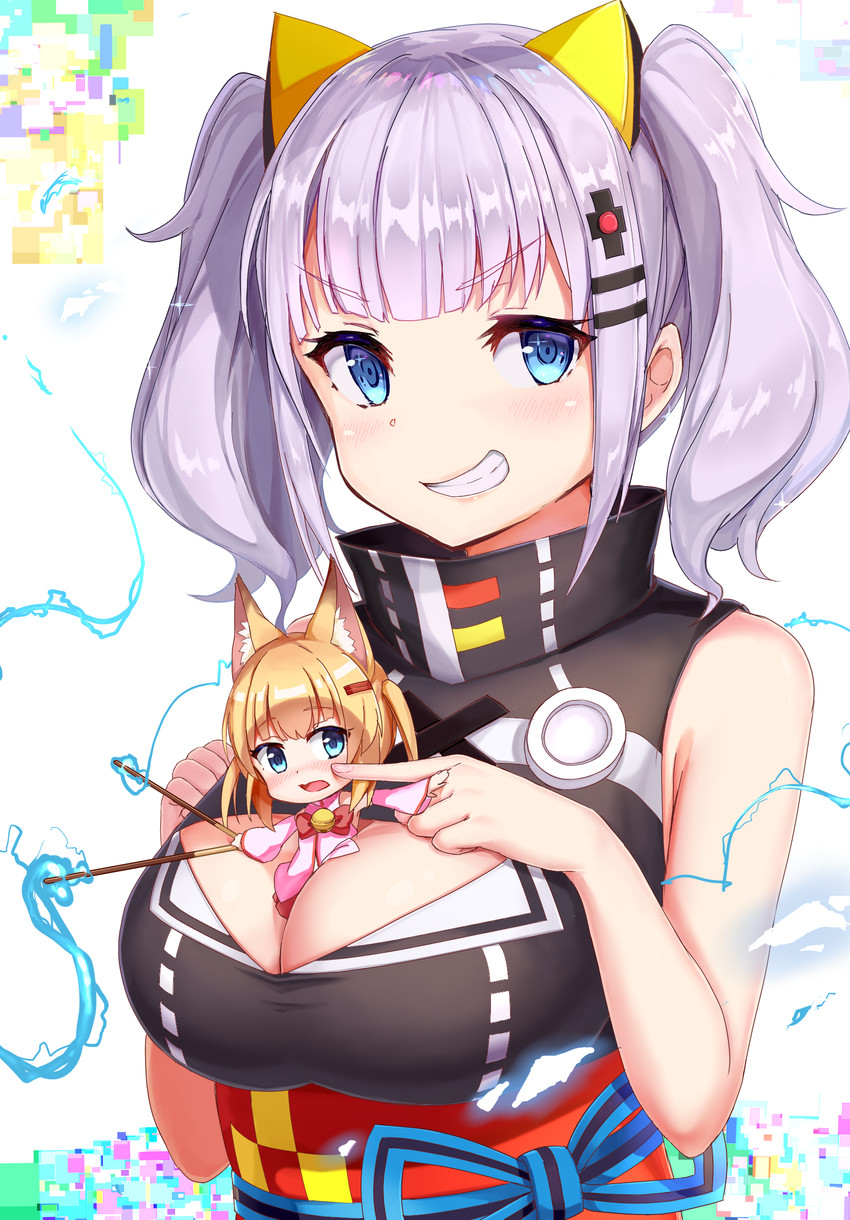 kaguya luna and mikoko (the moon studio and 1 more) drawn by maeshimashi