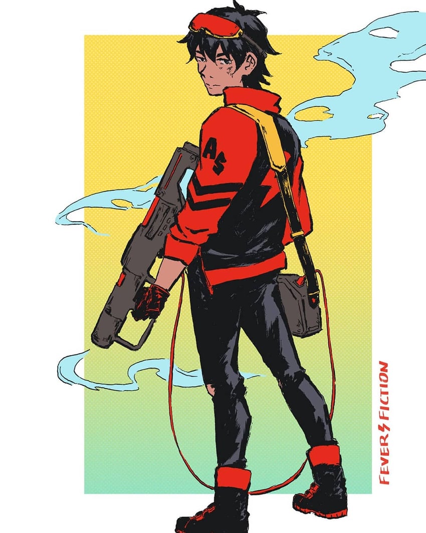 kaneda shoutarou and elijah lang (akira and 1 more) drawn by fever_fiction