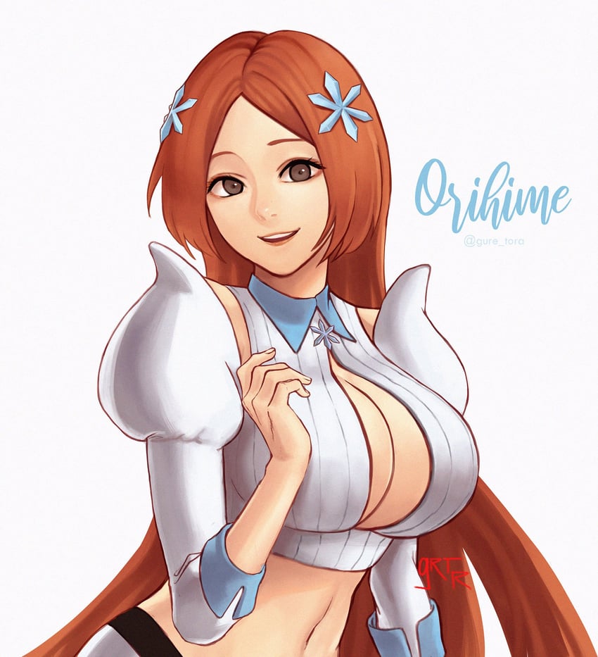 inoue orihime (bleach and 1 more) drawn by gure_tora