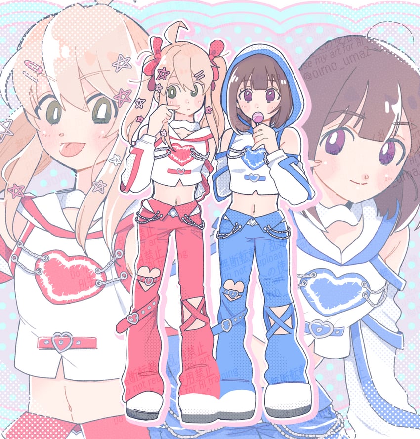 oyama mahiro and hozuki momiji (onii-chan wa oshimai!) drawn by fujishima_(oimo_uma2)