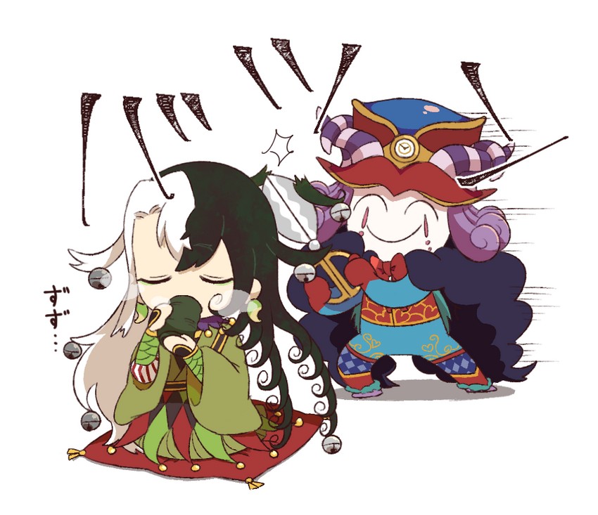ashiya douman and mephistopheles (fate and 1 more) drawn by pibacocoa