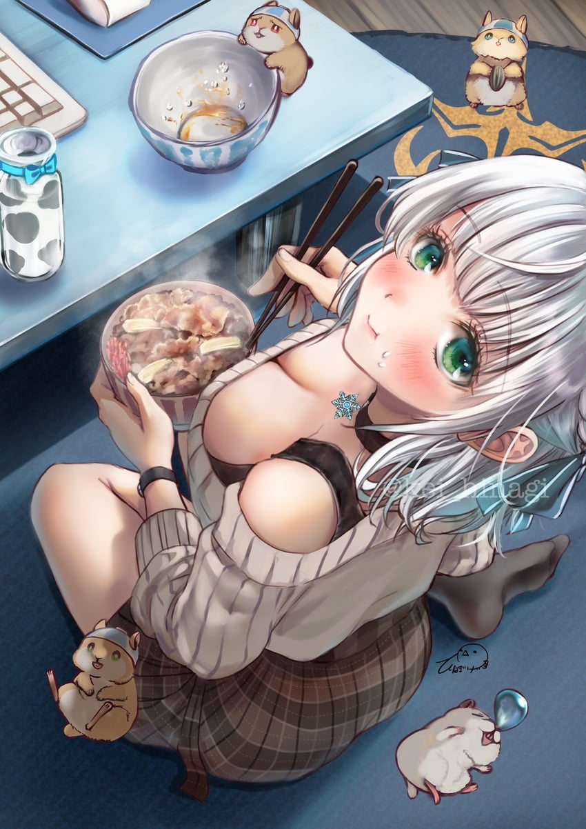 shirogane noel, dan'in-san, and pop (hololive) drawn by hinagi_kei