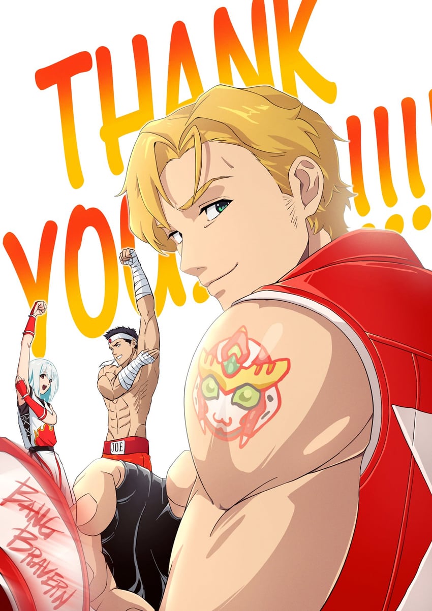 ao isami, lewis smith, terry bogard, bravern, lulu, and 2 more (the king of fighters and 2 more) drawn by takatoshi