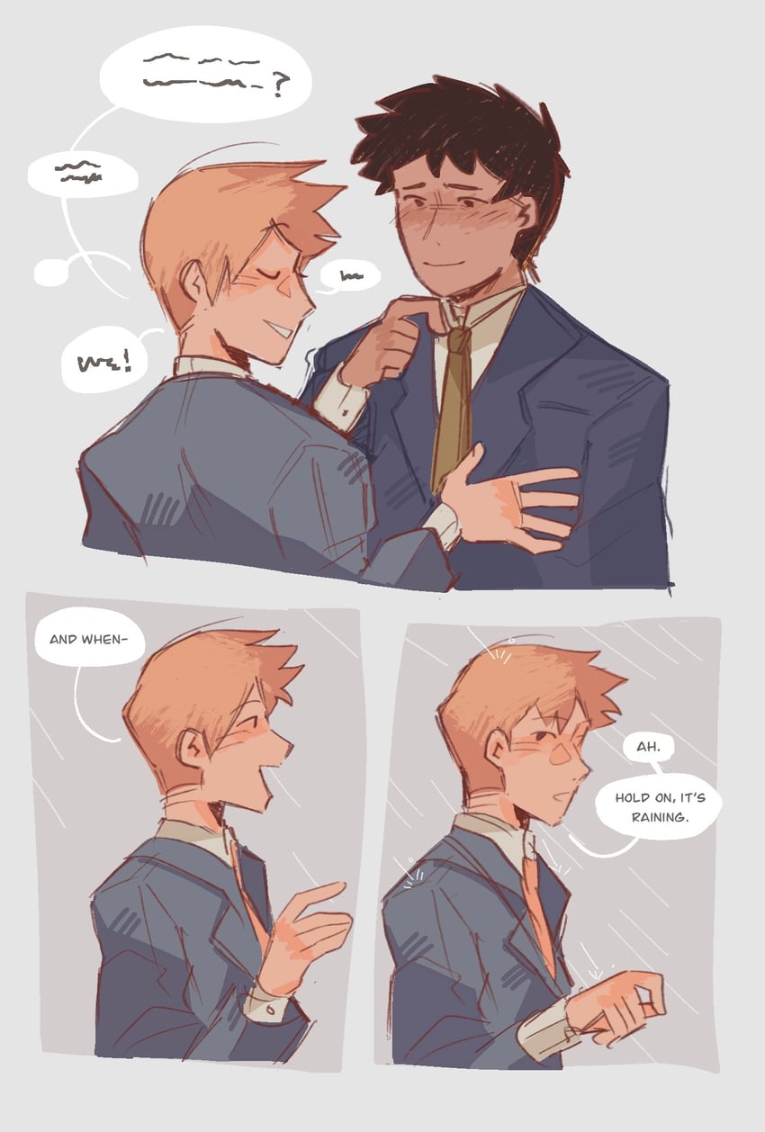 reigen arataka and serizawa katsuya (mob psycho 100) drawn by mp100days