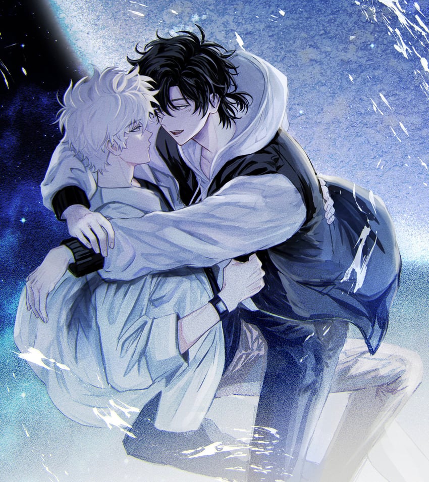 cheng xiaoshi and lu guang (shiguang dailiren) drawn by yolu_gin