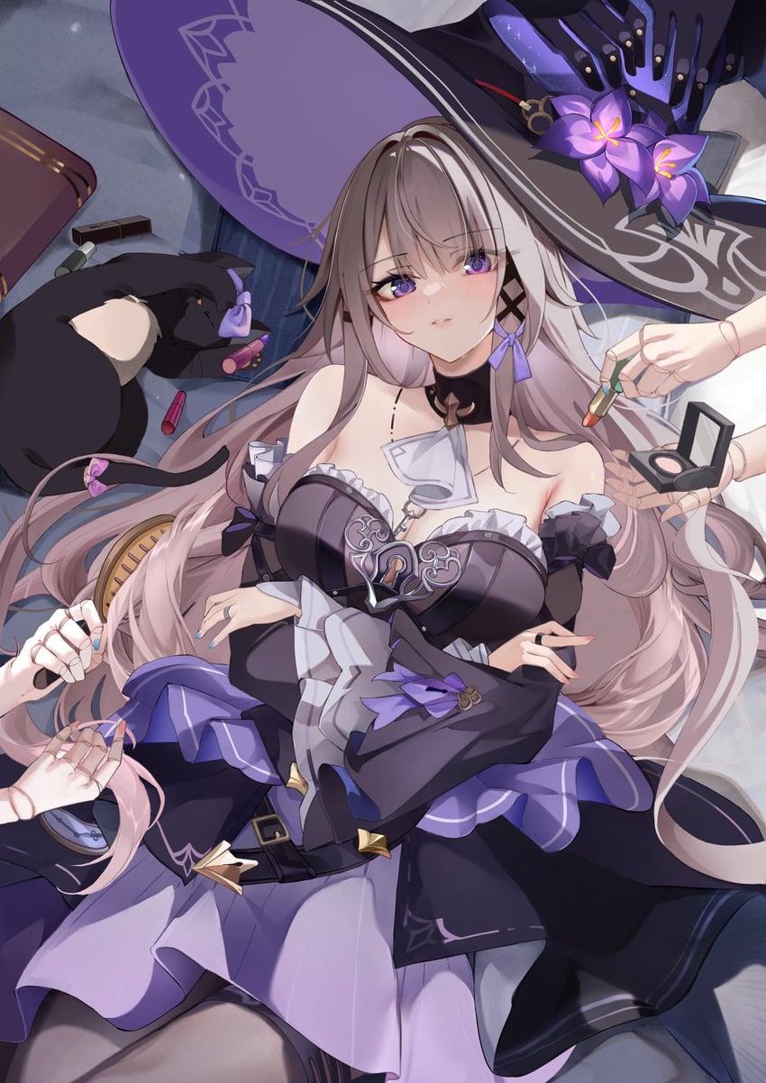 herta and the herta (honkai and 1 more) drawn by kaya_(ayase_kaya)