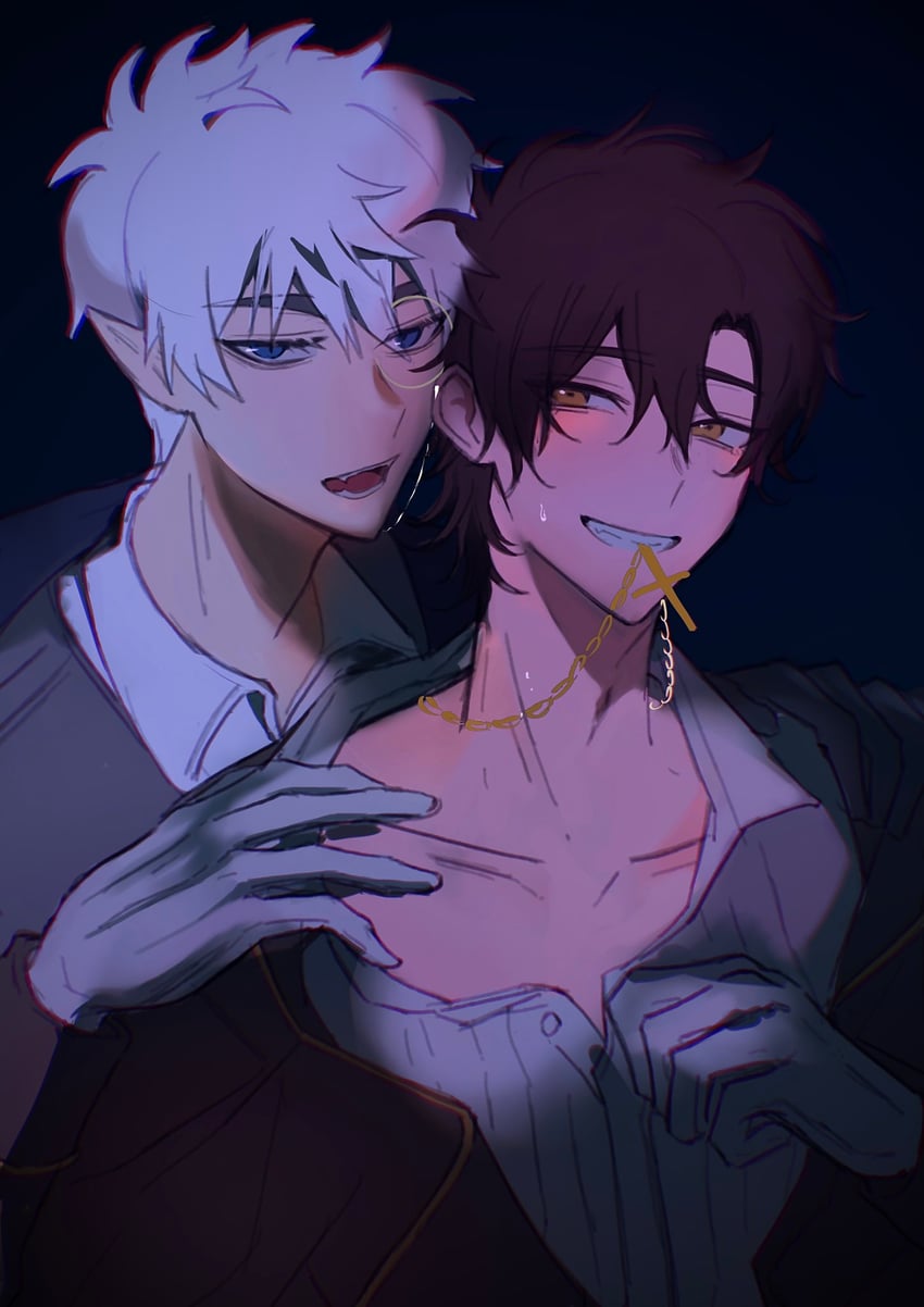 cheng xiaoshi and lu guang (shiguang dailiren) drawn by qianmo_saya