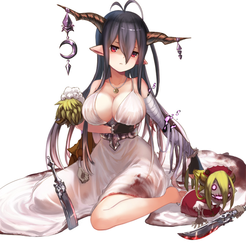 danua, gretel, and hansel (granblue fantasy) drawn by uro_(uro_zi)